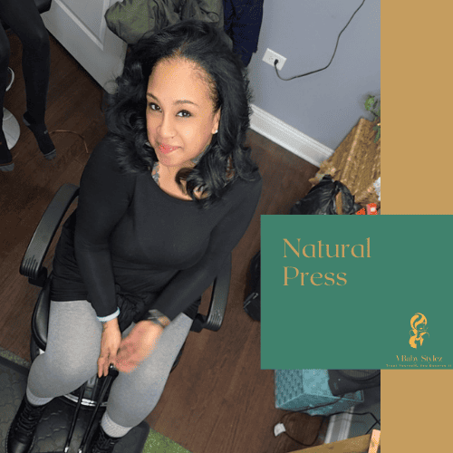 Natural Press Hairstyle